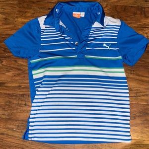 Boys PUMA collared Dry Cell shirt. Size 6. Loved, worn, lots of life left!